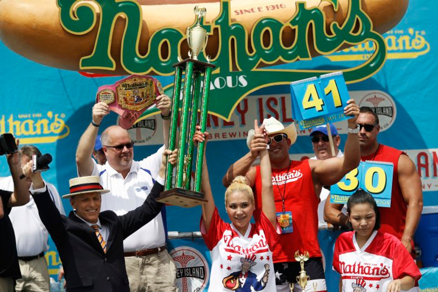 A Nathan’s Hot Dog Eating Contest History Lesson