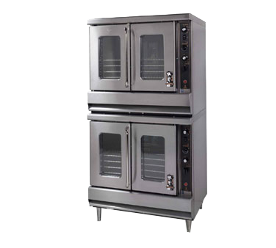 Montague R285A Apollo DoubleDeck Natural Gas Standard Depth Convection Oven 170,000 BTU/Deck