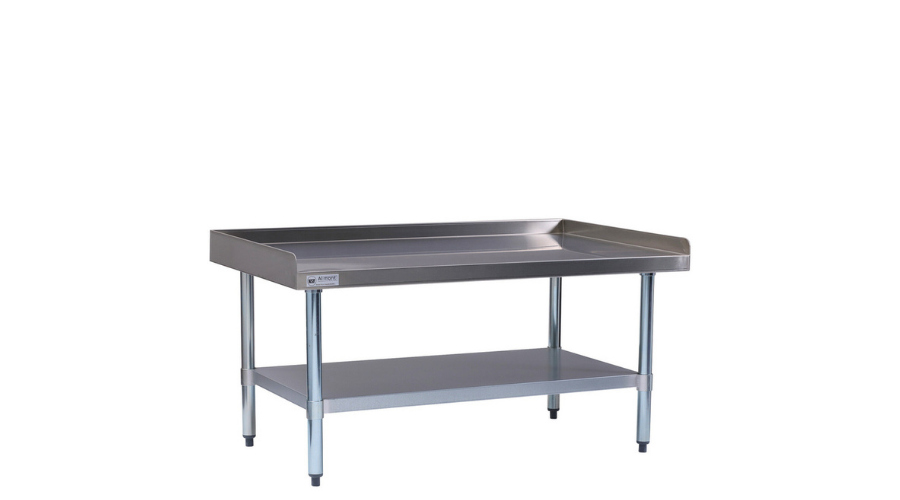 image of a sturdy and reliable allmont commercial work table