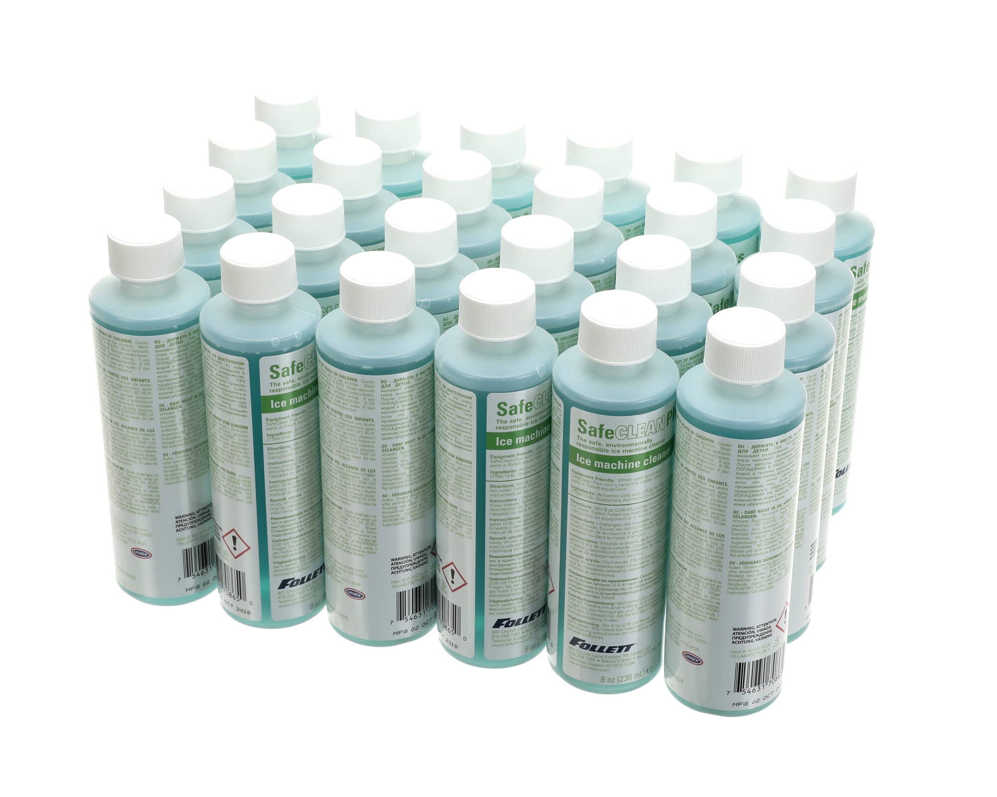 Follett 01149962 SafeCLEAN Plus 8 Oz. Liquid Ice Machine Cleaner