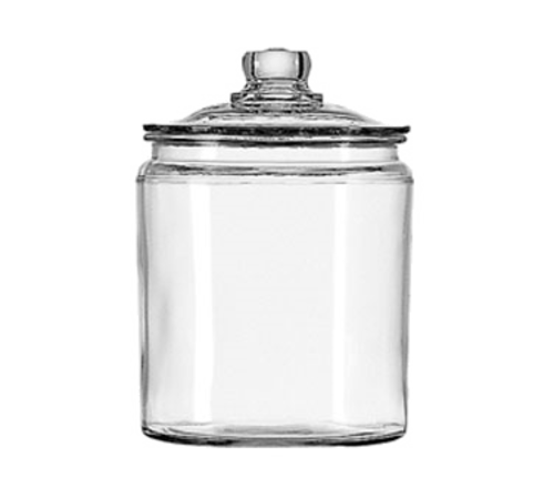 Anchor 85545AHG17 64 Oz. Clear Glass Heritage Hill Jar | Culinary