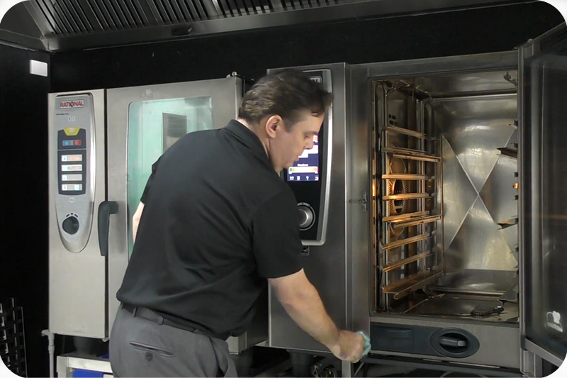 Cleaning Combination Oven Cleaning Combination Oven