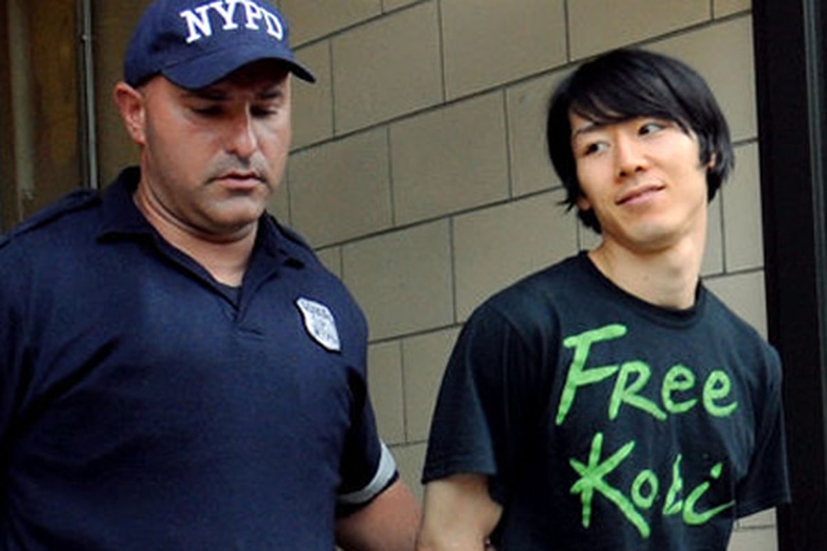 free kobayashi arrested