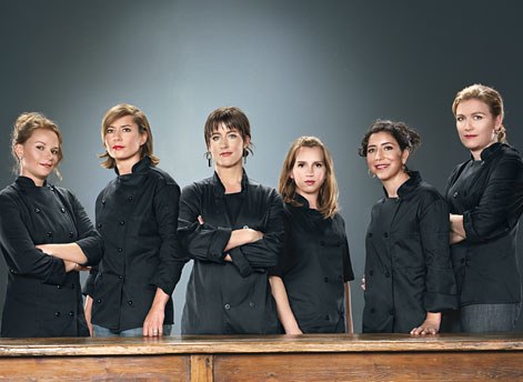 group of female chefs