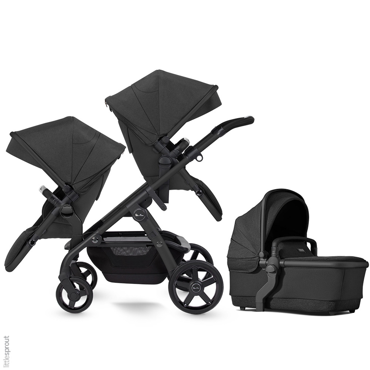 Wave Double Stroller from Silver Cross