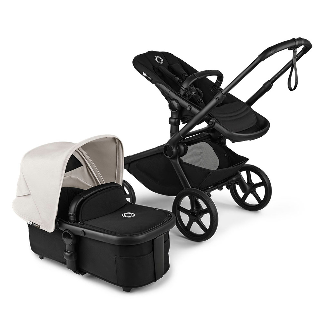 bugaboo 初代FOX キャリーコット セット オールブラック バガブー フォックス カブ キャリーコット と シート