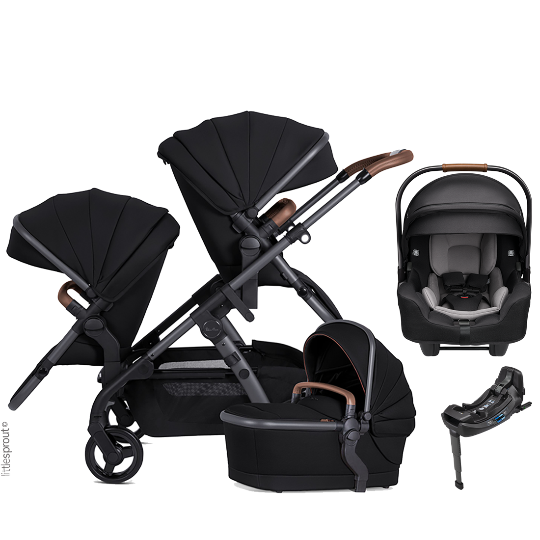 Silver Cross Wave 3 Stroller + Nuna Pipa RX / Pipa Aire RX Travel