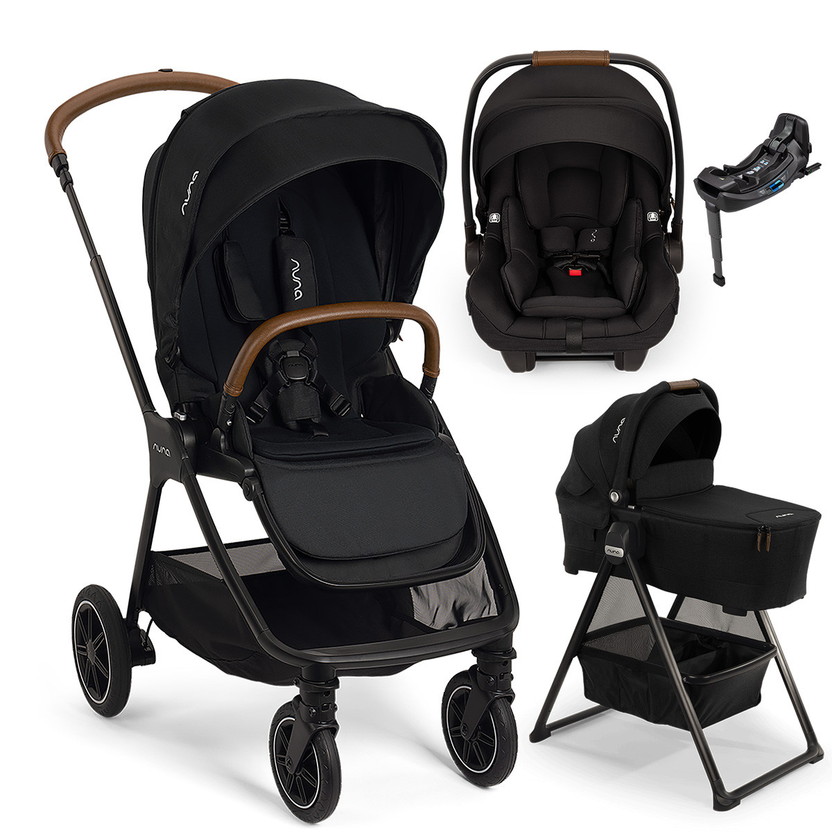 Nuna® TRIV Next™ + Bassinet + PIPA Aire / PIPA RX / PIPA Aire RX