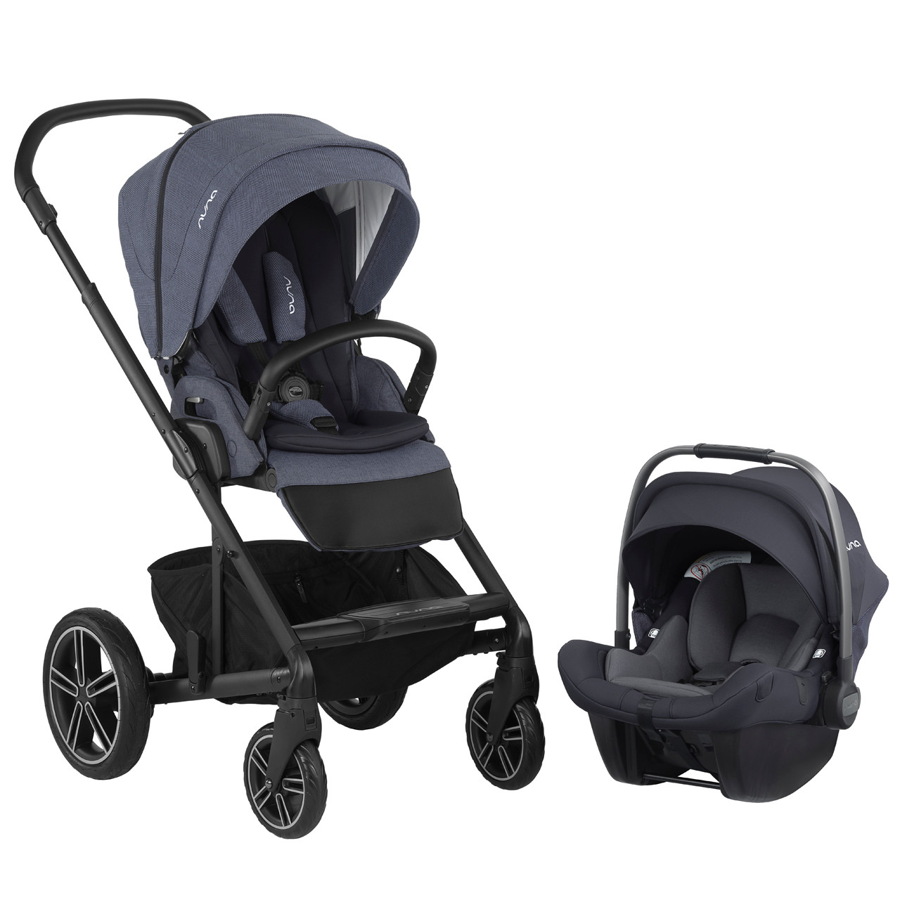 Nuna MIXX 2019 Stroller Travel System w/ PIPA Car Seat