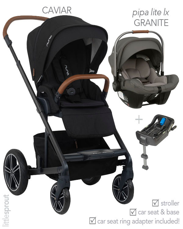2020/2019 Nuna® MIXX™ Stroller + PIPA™ Car Seat Travel System (includes