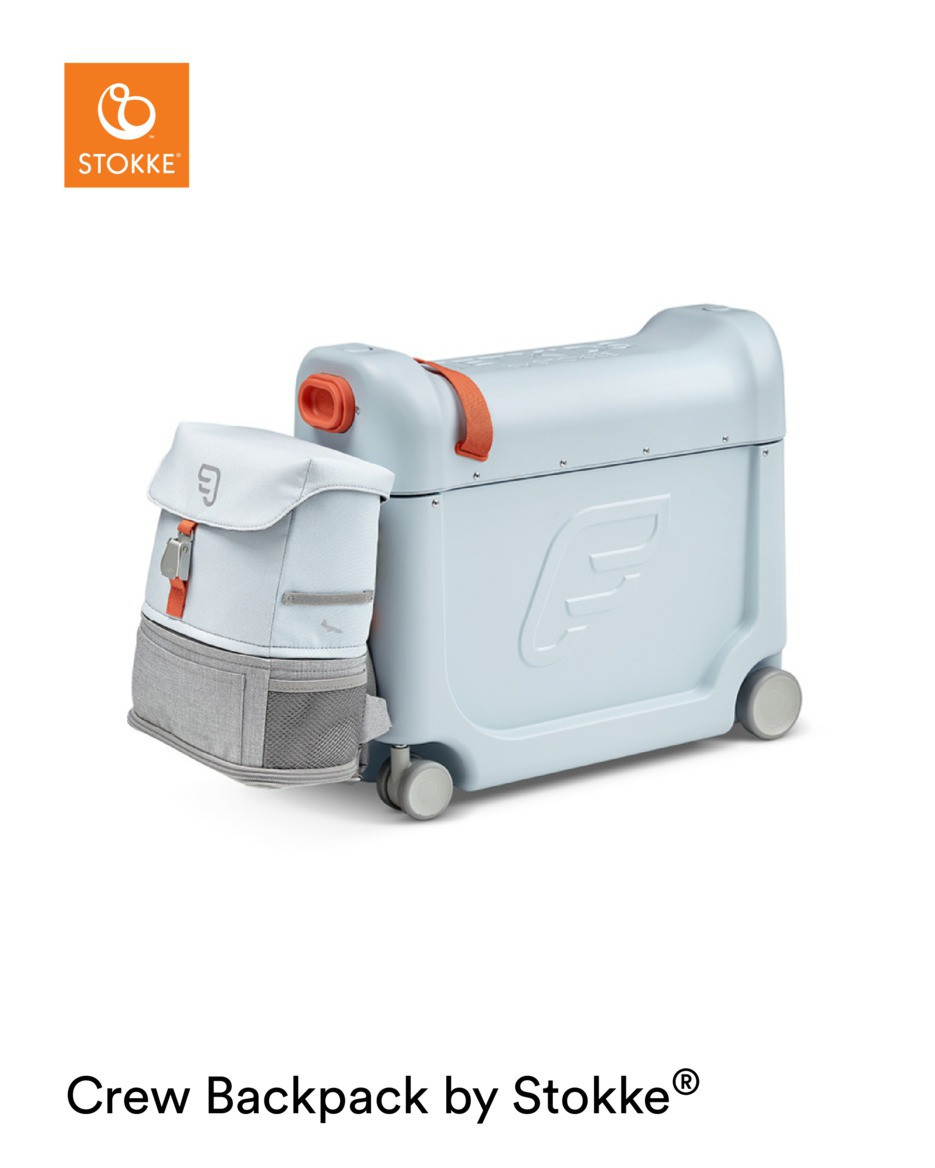 Stokke JetKids BedBox - Valigia Cavalcabile E Lettino Per Bambini, Zaino Crew, Ideale Per Viaggi (3-7 Anni)