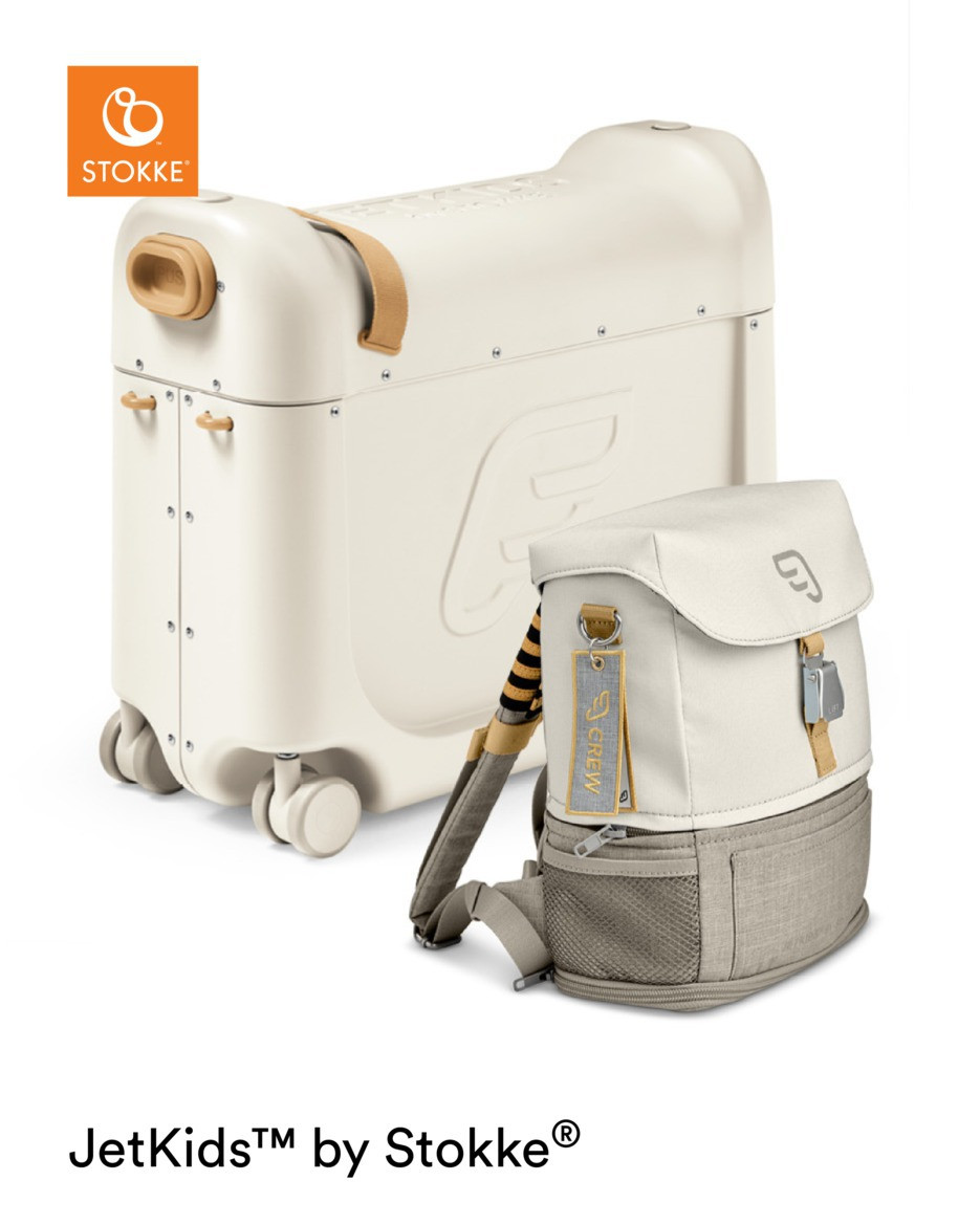 Stokke JetKids BedBox and Crew BackPack Travel Bundle