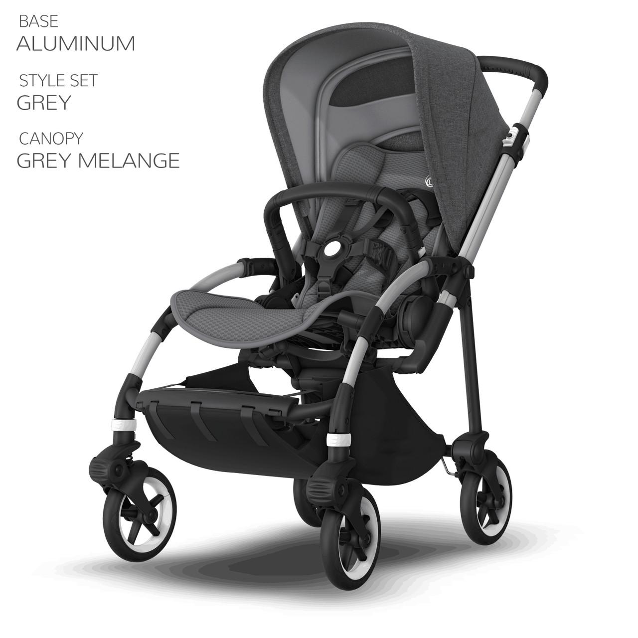 Bugaboo Bee 6 sun canopy Grey mélange