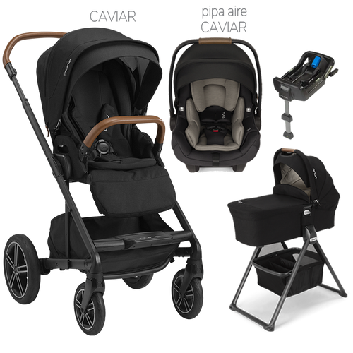 Nuna MIXX Next Stroller, Bassinet and PIPA Car Seat Travel System