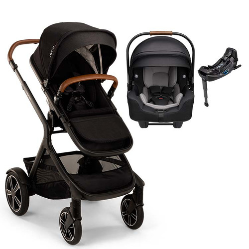 Nuna Demi Next + Rider Board Stroller Caviar