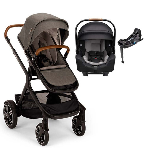 Nuna DEMI™ Grow Stroller with Magnetic Buckle + PIPA Travel System