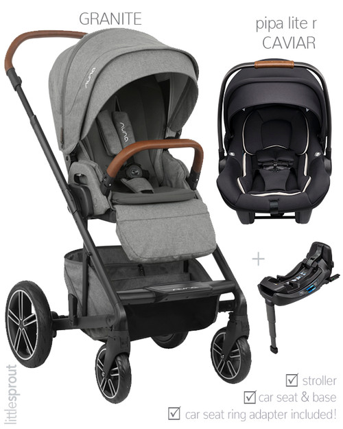 travel stroller compatible with nuna pipa