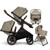 Nuna® DEMI™ Next Double Stroller + PIPA RX / PIPA Aire RX + Bassinet