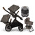 Nuna® DEMI™ Next Double Stroller + PIPA RX / PIPA Aire RX + Bassinet