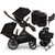 Nuna® DEMI™ Next TWIN Stroller + 2 Bassinets + 2 PIPA RX / PIPA Aire RX Car Seats