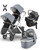 UPPAbaby Vista V2 Double Stroller + ARIA Car Seat