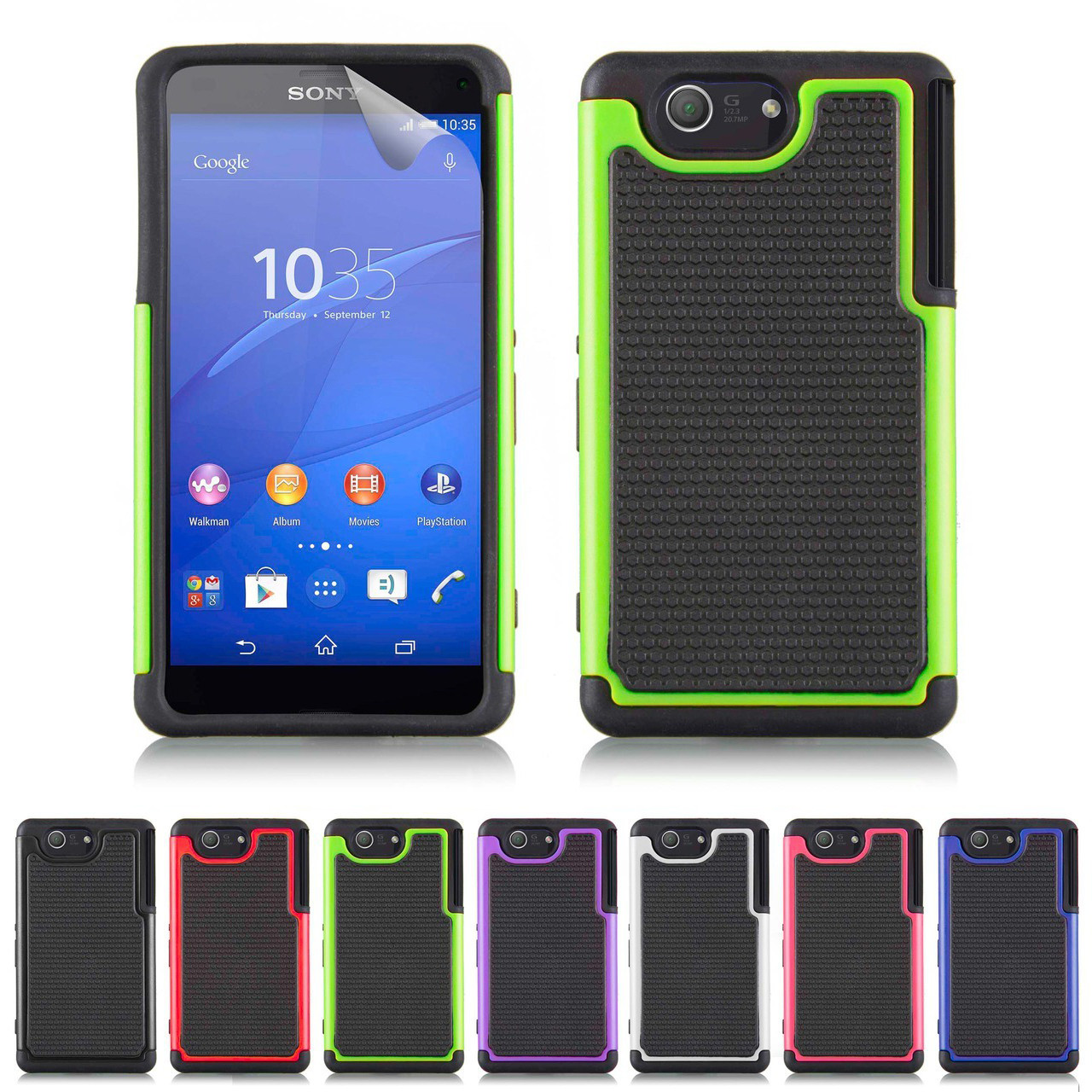 Sony Xperia Z3 Compact Dual Layer Shockproof Case 32ndshop