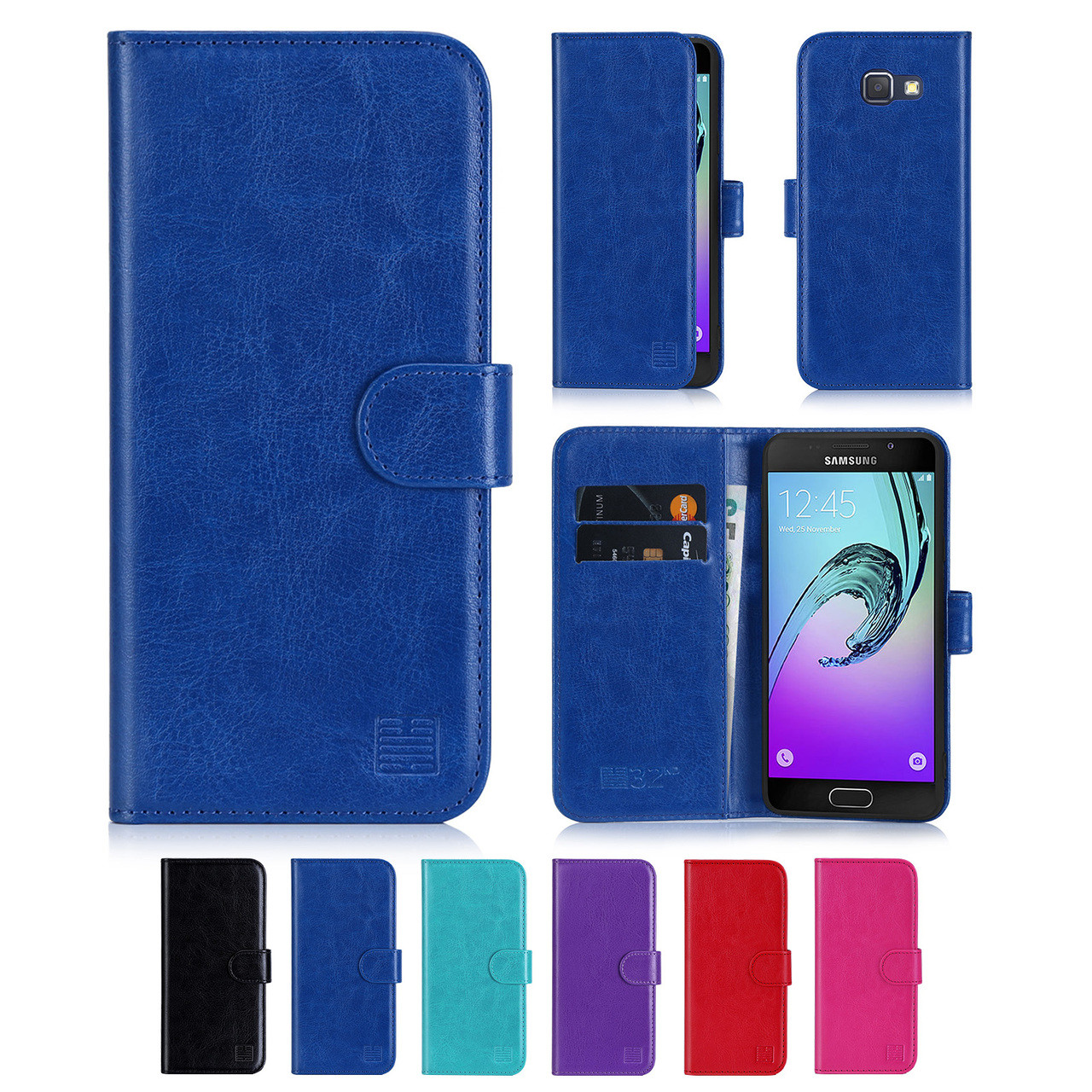 iets meesteres Referendum Samsung Galaxy A3 (2016) PU Leather Book Wallet Case - 32ndShop