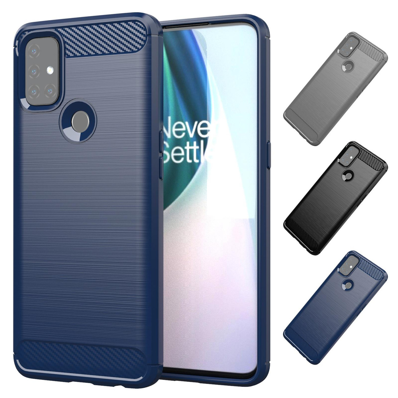 OnePlus Nord N10 5G 'Carbon Series' Slim Case Cover