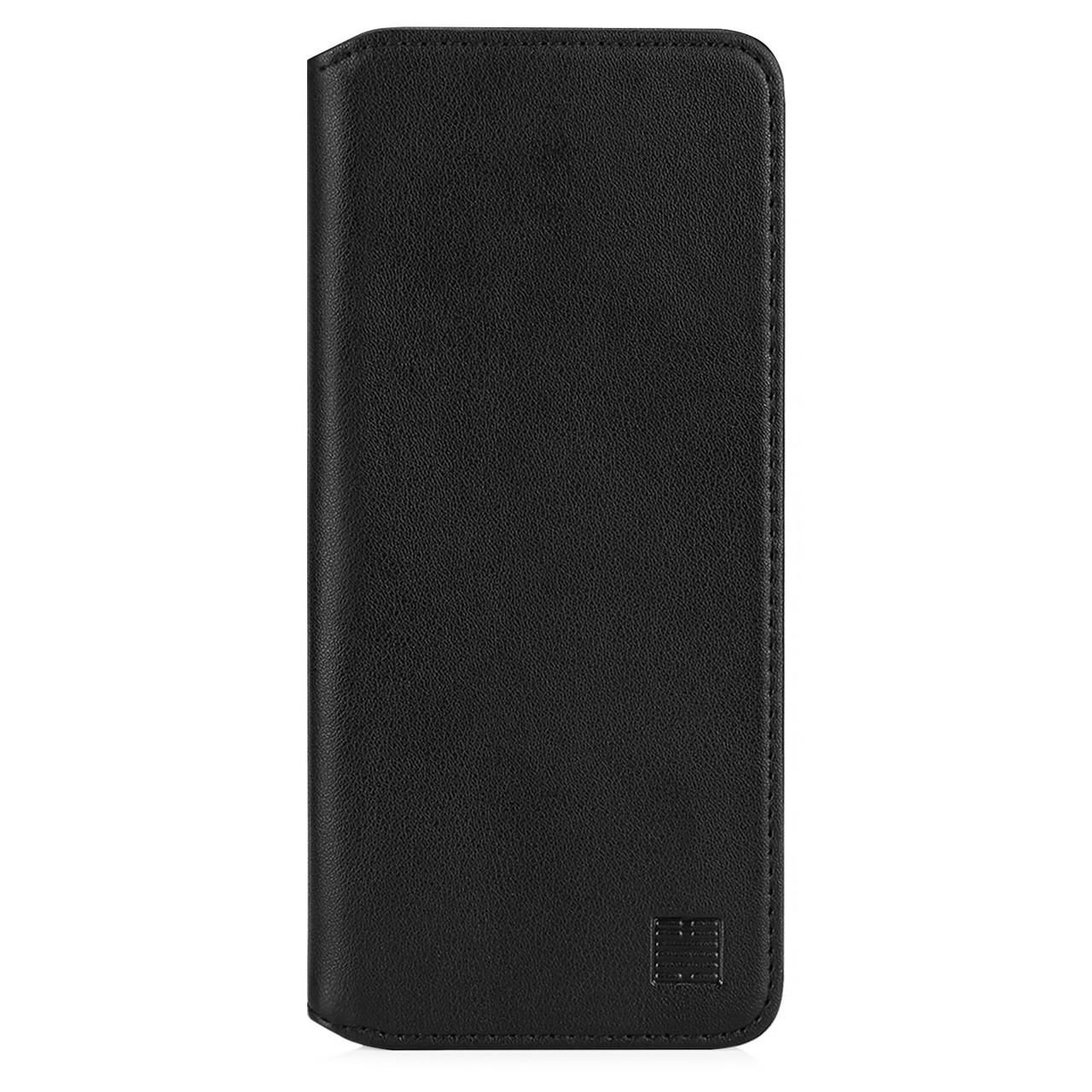 Magnetic Leather Flip Wallet Case For Motorola Moto G14 - Black With Card Slots