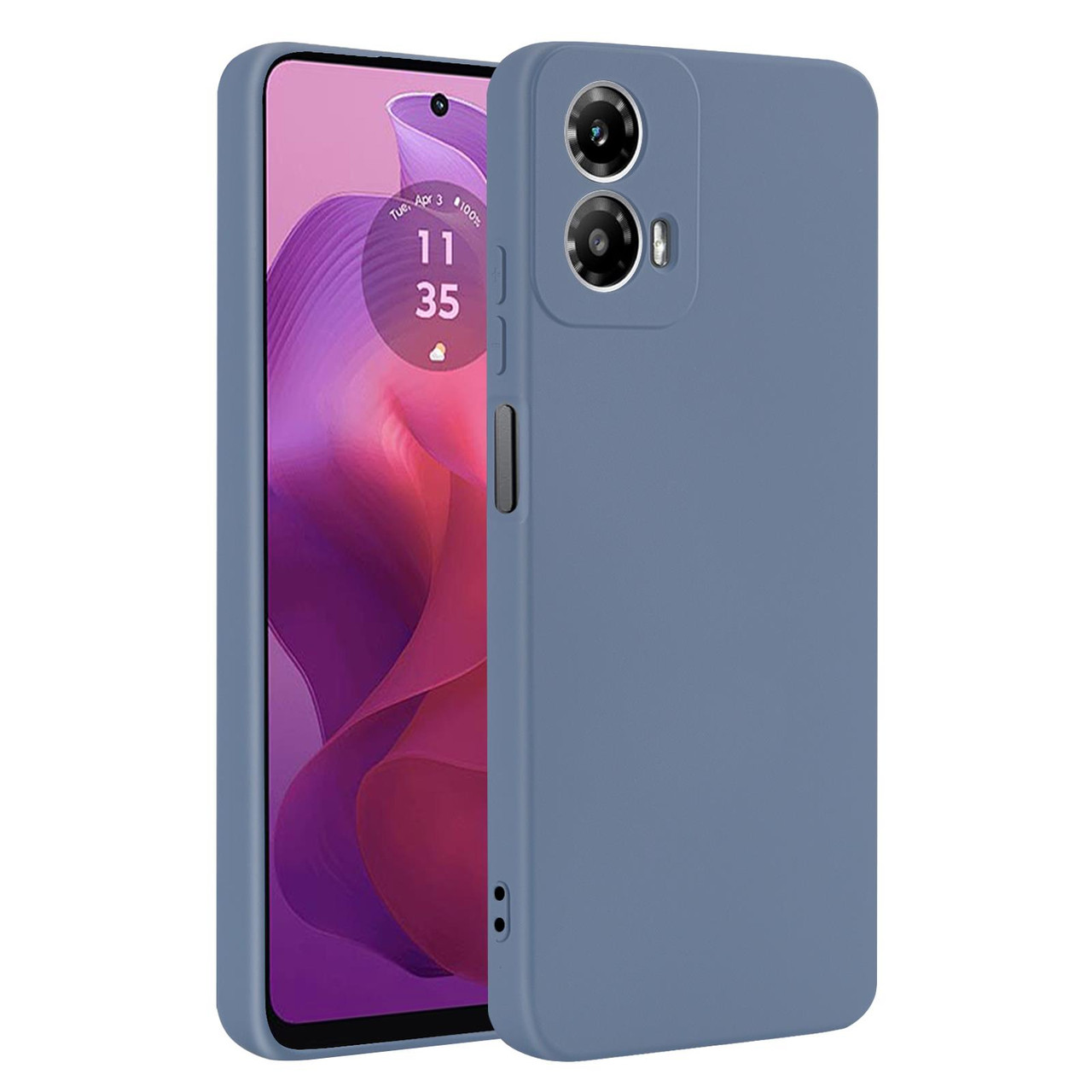 ILING Handyhülle Für Motorola Moto E14/G04/G04S – Ultradünn Mit Metall-Optik, Kameraschutz & 360° Ringhalter