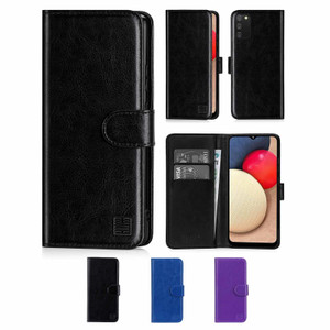 Samsung Galaxy A02S 'Book Series' PU Leather Wallet Case Cover Samsung Galaxy A02S 'Book Series' PU Leather Wallet Case Cover