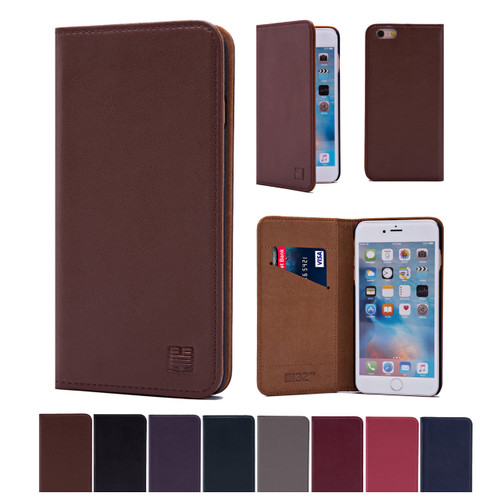 32nd real leather classic wallet Apple iPhone 5 Case in a range of stylish colours.