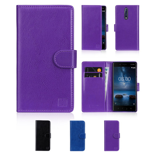 32nd synthetic leather book wallet Nokia 8 (2017) Case. 