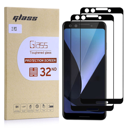 Google Pixel 3 Tempered Glass Screen Protector - 2 Pack