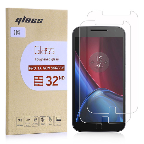 Motorola Moto G4 Plus Tempered Glass Screen Protector - 2 Pack