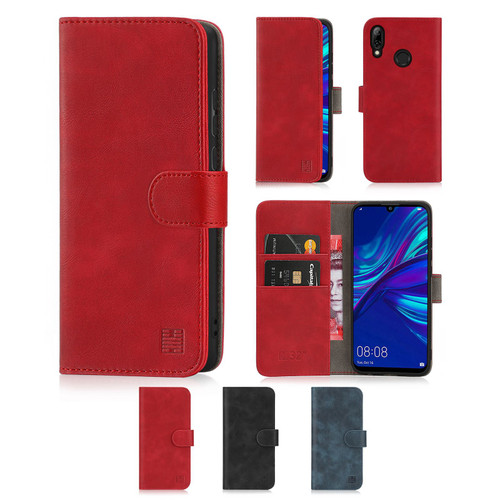 Huawei P Smart (2019) 'Essential Series' PU Leather Wallet Case Cover