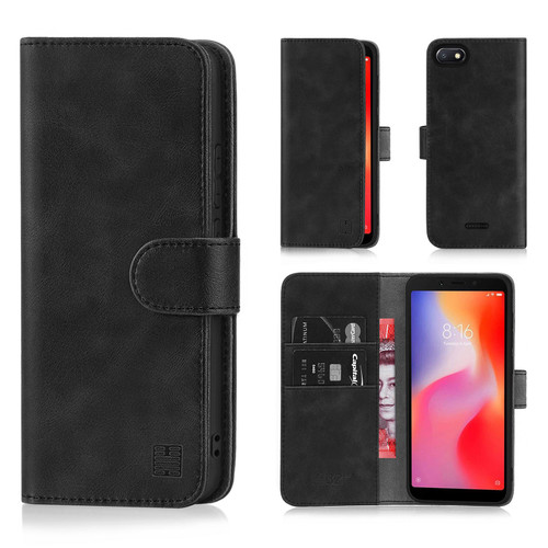 Xiaomi Redmi 6A 'Essential Series' PU Leather Wallet Case Cover