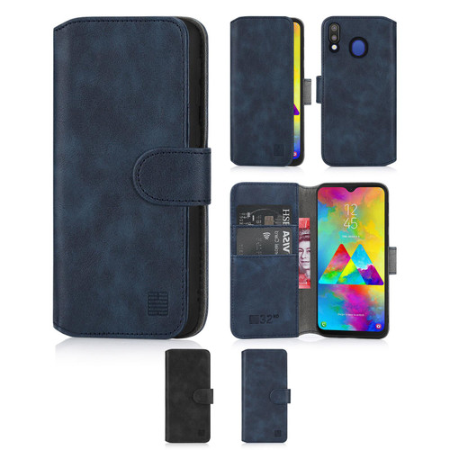 Samsung Galaxy M20 'Essential Series 2.0' PU Leather Wallet Case Cover