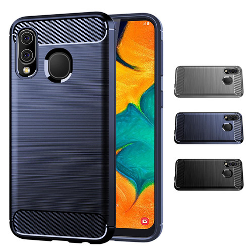 Samsung Galaxy A40 (2019) 'Carbon Series' Slim Case Cover