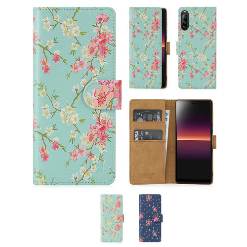 Sony Xperia L4 'Floral Series 2.0' PU Leather Design Book Wallet Case