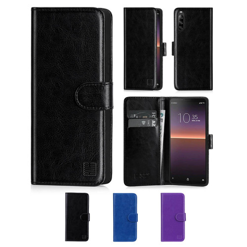 Sony Xperia 10 II (2020) 'Book Series' PU Leather Wallet Case Cover