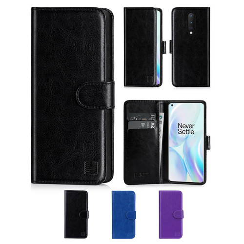 OnePlus 8 'Book Series' PU Leather Wallet Case Cover