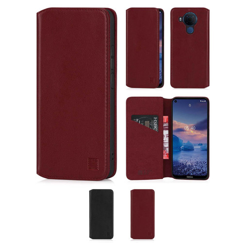 Nokia 5.4 'Classic Series 2.0' Real Leather Book Wallet Case