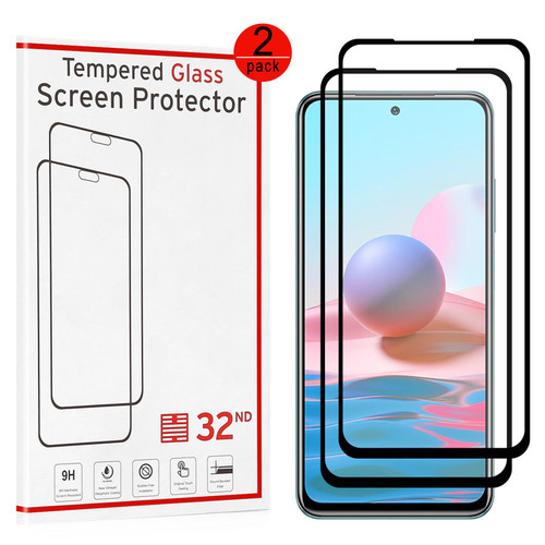 Xiaomi Redmi Note 10 Tempered Glass Screen Protector - 2 Pack