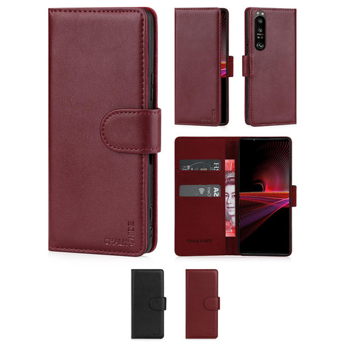 Chalk & Hide Real Leather Book Wallet Case for Sony Xperia 1 III (2021)
