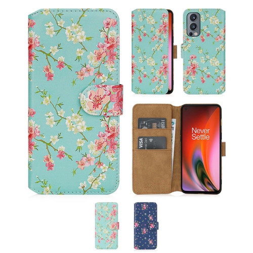 OnePlus Nord 2 5G 'Floral Series 2.0' PU Leather Design Book Wallet Case