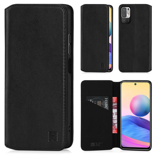 Xiaomi Redmi Note 10 5G 'Classic Series 2.0' Real Leather Book Wallet Case