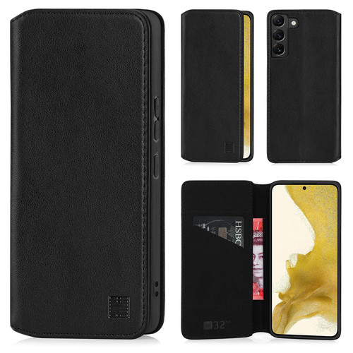Samsung Galaxy S22 'Classic Series 2.0' Real Leather Book Wallet Case