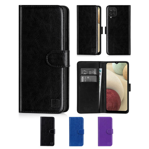 Samsung Galaxy A12 (2021) 'Book Series' PU Leather Wallet Case Cover