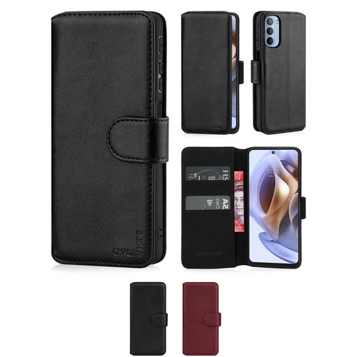 Chalk & Hide Real Leather Book Wallet Case for Motorola Moto G31 & Moto G41